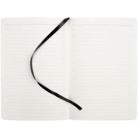 Ежедневник Magnet с ручкой, черный с белым, изображение 6