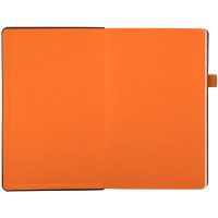 Ежедневник Ton недатированный, черный с оранжевым, изображение 4