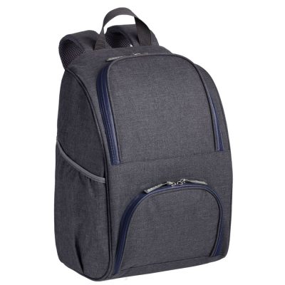 Изотермический рюкзак Liten Fest, серый с темно-синим, изображение 1