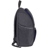 Изотермический рюкзак Liten Fest, серый с темно-синим, изображение 4