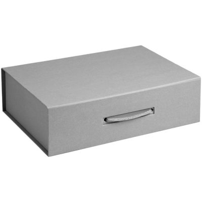 Коробка Case, подарочная, серая матовая, изображение 1
