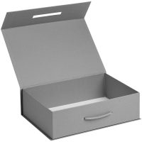 Коробка Case, подарочная, серая матовая, изображение 2