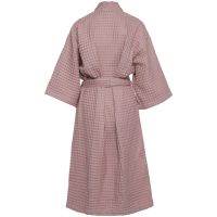 Халат вафельный женский Boho Kimono, пыльно-розовый, изображение 2