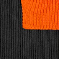 Шарф Snappy, темно-серый с оранжевым, изображение 2