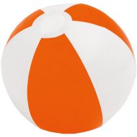 Надувной пляжный мяч Cruise, оранжевый с белым, изображение 1