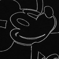 Свитшот с вышивкой Mickey Mouse, черный, изображение 3