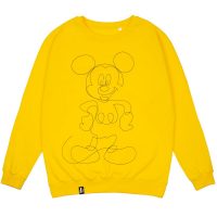 Свитшот с вышивкой Mickey Mouse, желтый, изображение 1