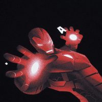 Футболка Iron Man Retro, черная, изображение 4