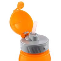 Бутылка для воды Aquarius, непрозрачная, оранжевая, изображение 2