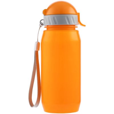 Бутылка для воды Aquarius, непрозрачная, оранжевая, изображение 3