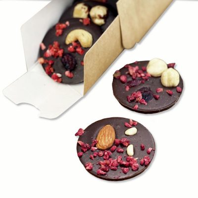 Шоколадные конфеты Mendiants, темный шоколад, изображение 1