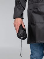 Дождевик с карманами «Плащ, плащ», черный, изображение 6