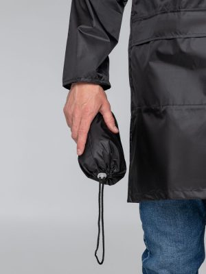 Дождевик с карманами «Леон», черный, изображение 6