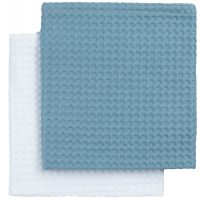 Набор кухонных полотенец Good Wipe, белый с серо-голубым, изображение 2