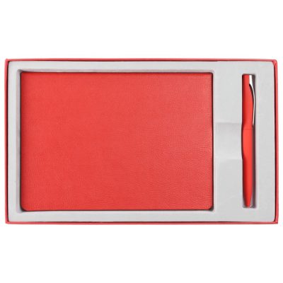 Коробка Adviser под ежедневник, ручку, красная, изображение 3
