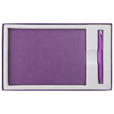 Коробка Adviser под ежедневник, ручку, фиолетовая, изображение 3