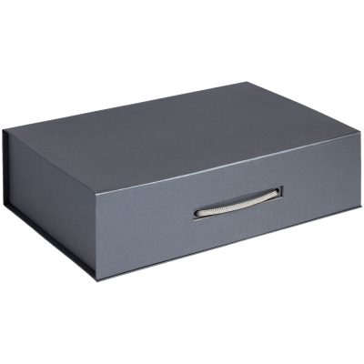 Коробка Case, подарочная, темно-серебристая, изображение 1