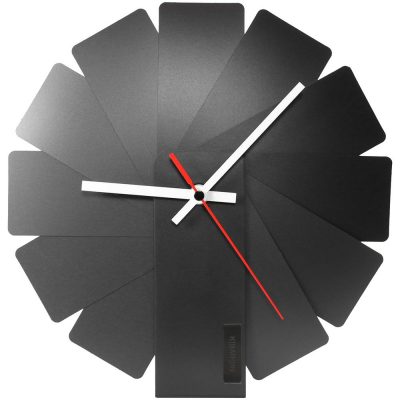 Часы настенные Transformer Clock. Black & Black, изображение 1
