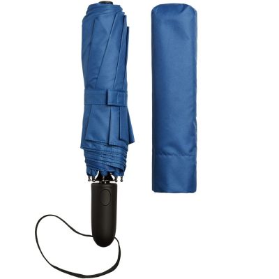 Складной зонт Magic с проявляющимся рисунком, синий, изображение 5