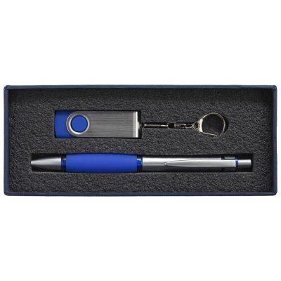 Набор Notes: ручка и флешка 8 Гб, синий, изображение 2