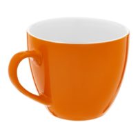 Кружка кофейная Refined, оранжевая, изображение 2
