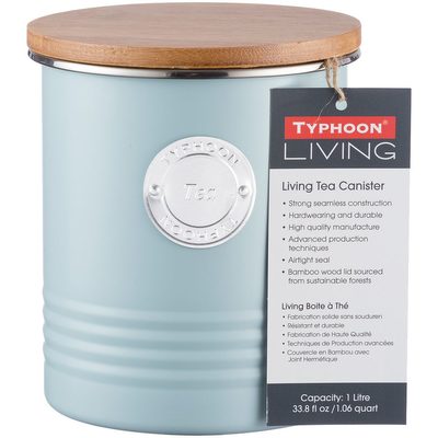 Емкость для хранения чая Living, голубая, изображение 2