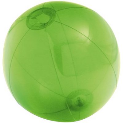 Надувной пляжный мяч Sun and Fun, полупрозрачный зеленый, изображение 1