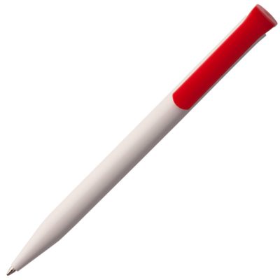 Ручка шариковая Senator Super Hit, белая с красным, изображение 3