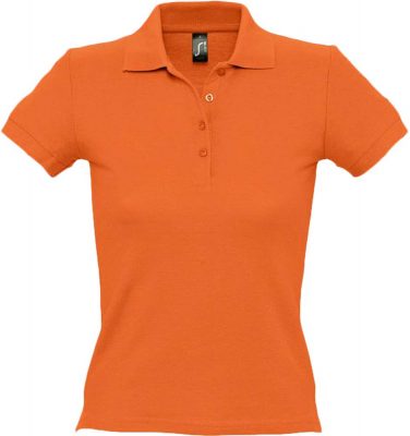 Рубашка поло женская People 210, оранжевая, изображение 1