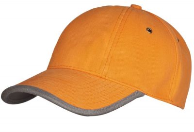Бейсболка Unit Trendy, оранжевая с серым, изображение 1