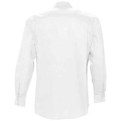 Рубашка мужская с длинным рукавом Boston, белая, изображение 2