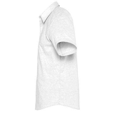 Рубашка мужская с коротким рукавом Brisbane, белая, изображение 3