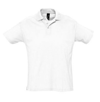 Рубашка поло мужская Summer 170, белая, изображение 1
