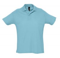 Рубашка поло мужская Summer 170, бирюзовая, изображение 1