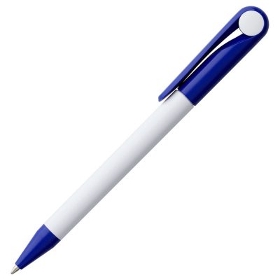 Ручка шариковая Prodir DS1 TPP, белая с синим, изображение 2