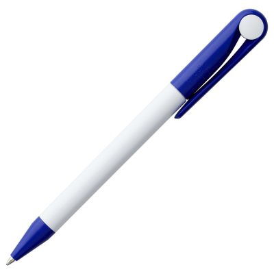 Ручка шариковая Prodir DS1 TPP, белая с синим, изображение 3