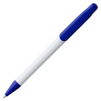 Ручка шариковая Prodir DS1 TPP, белая с синим, изображение 4