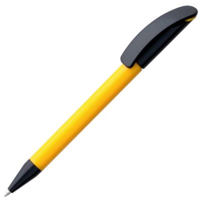 Ручка шариковая Prodir DS3 TPP Special, желтая с черным, изображение 1