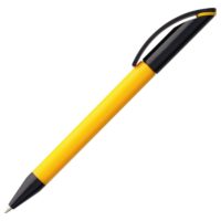 Ручка шариковая Prodir DS3 TPP Special, желтая с черным, изображение 2