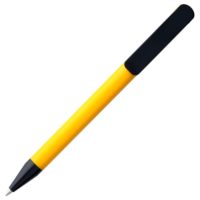 Ручка шариковая Prodir DS3 TPP Special, желтая с черным, изображение 3