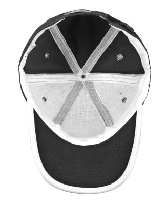 Бейсболка Unit Trendy, черная с белым, изображение 5