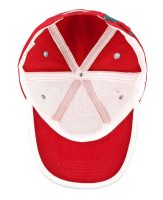 Бейсболка Unit Trendy, красная с белым, изображение 5