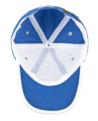 Бейсболка Unit Trendy, ярко-синяя с белым, изображение 5