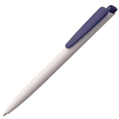 Ручка шариковая Senator Dart Polished, бело-синяя, изображение 1