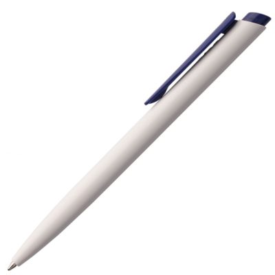 Ручка шариковая Senator Dart Polished, бело-синяя, изображение 2