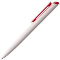 Ручка шариковая Senator Dart Polished, бело-красная, изображение 2