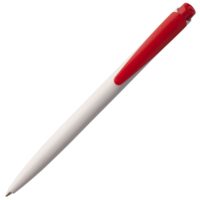 Ручка шариковая Senator Dart Polished, бело-красная, изображение 3