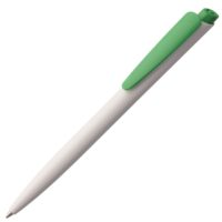 Ручка шариковая Senator Dart Polished, бело-зеленая, изображение 1