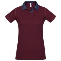 Рубашка поло женская DNM Forward бордовая, изображение 1