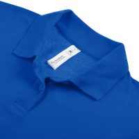 Рубашка поло женская ID.001 ярко-синяя, изображение 3